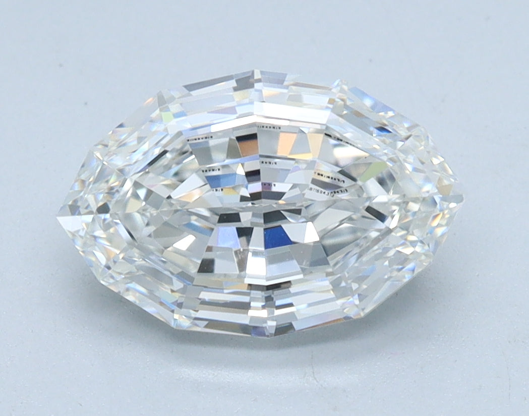 2.02ct Oval Step Cut E VVS2 Lab Grown Diamond