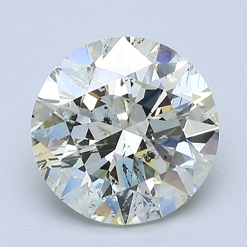 2.46ct Round K SI2 Natural Diamond
