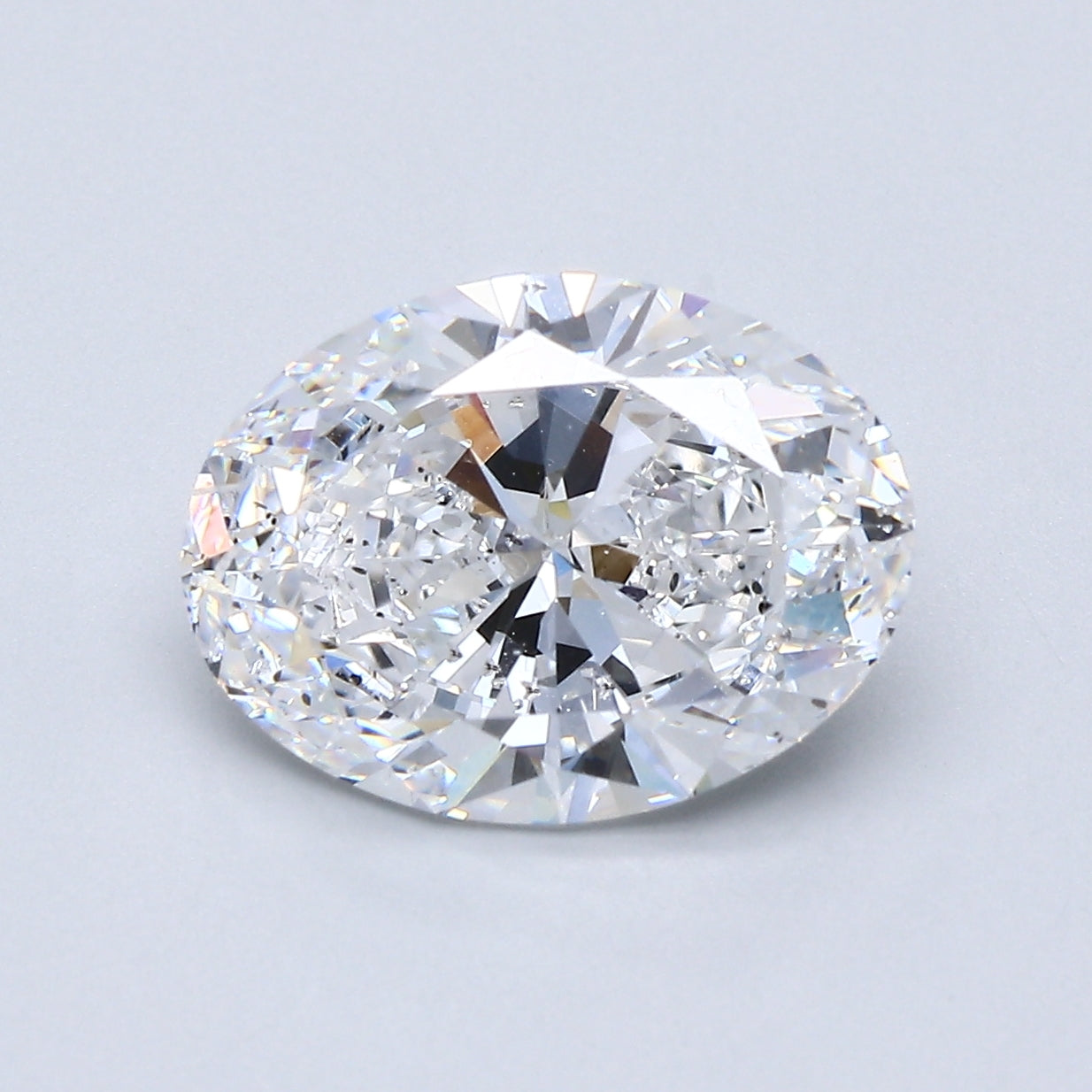 3.5ct Oval D SI2 Natural Diamond