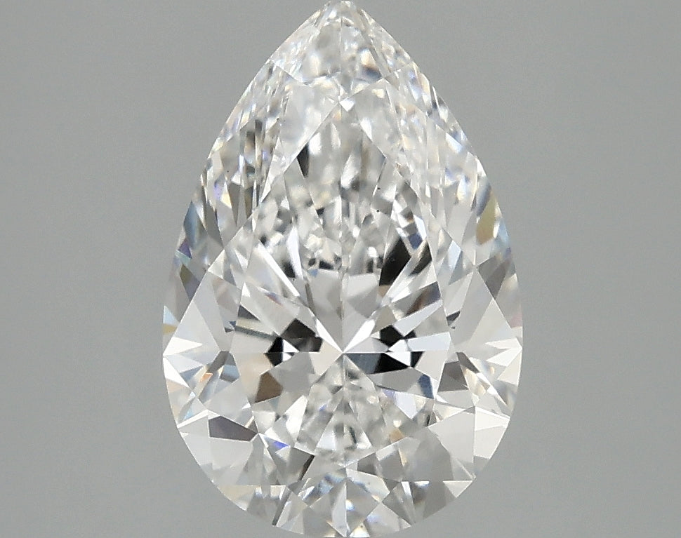 2.45ct Pear E VS1 Lab Grown Diamond