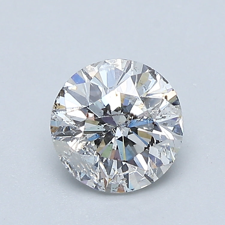 1.01ct Round F I2 Natural Diamond