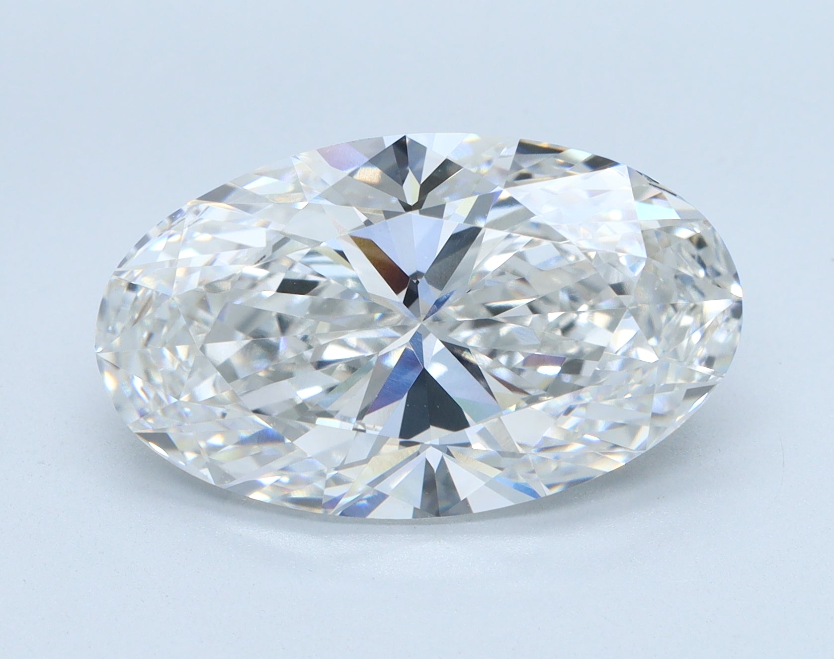 5.91ct Moval F VVS2 Lab Grown Diamond
