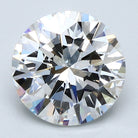 2.86ct Round F VS1 Natural Diamond