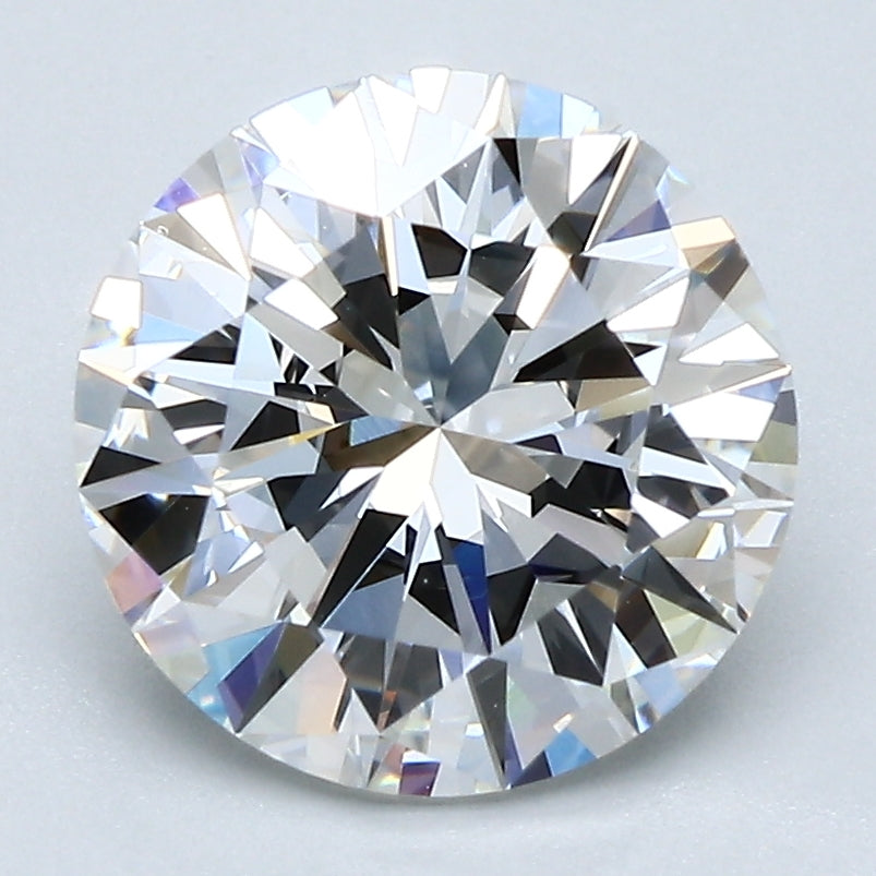 2.86ct Round F VS1 Natural Diamond