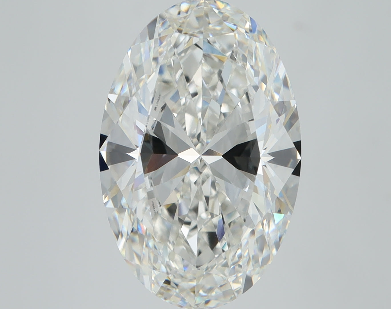 5.5ct Oval F VVS1 Lab Grown Diamond
