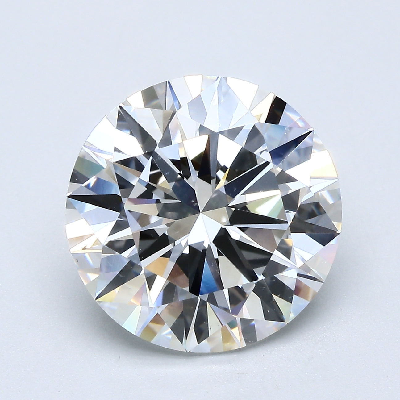 7.01ct Round F VS2 Natural Diamond