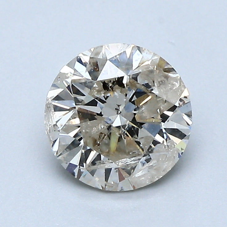 1.24ct Round J I2 Natural Diamond