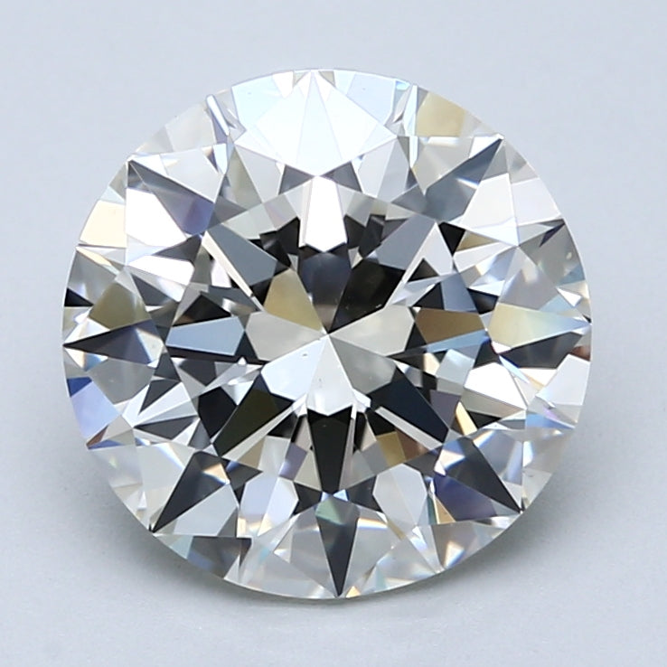 3.82ct Round J VS1 Natural Diamond