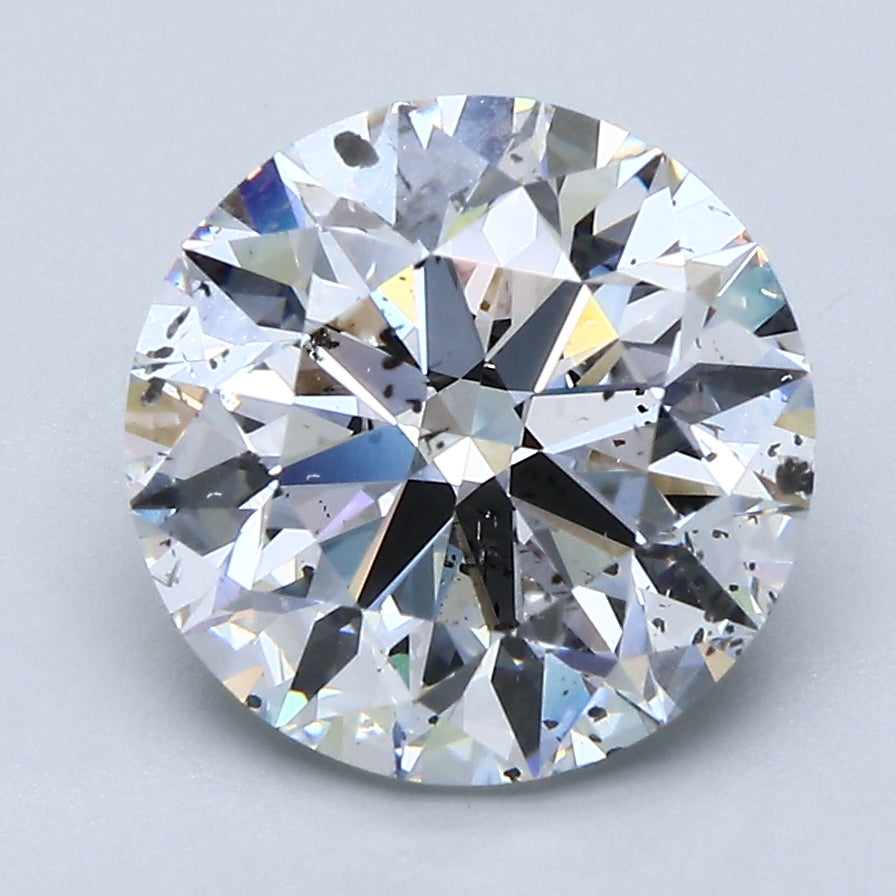 3.52ct Round E SI2 Natural Diamond