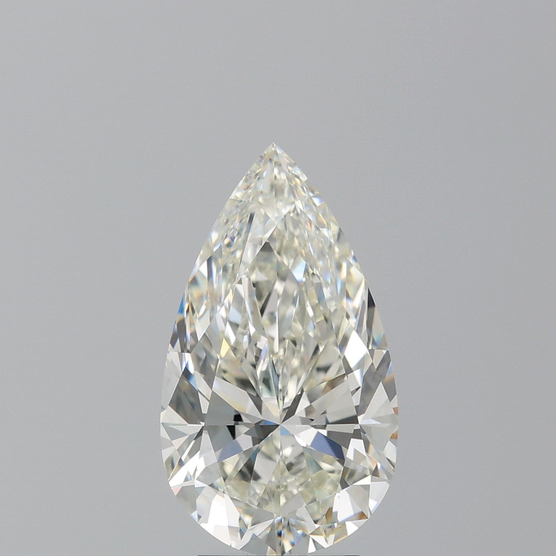 4.02ct Pear J IF Natural Diamond