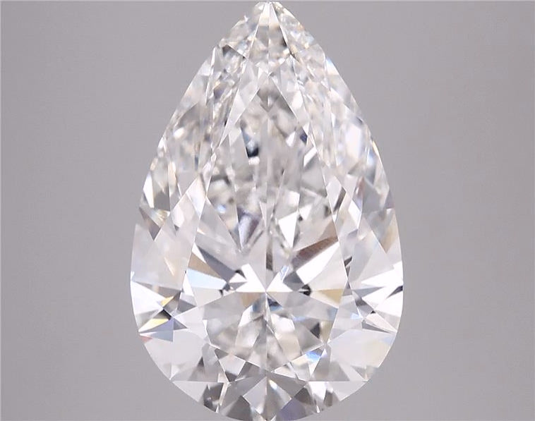 3.91ct Pear F VVS2 Lab Grown Diamond