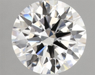 2.3ct Round F VVS2 Lab Grown Diamond