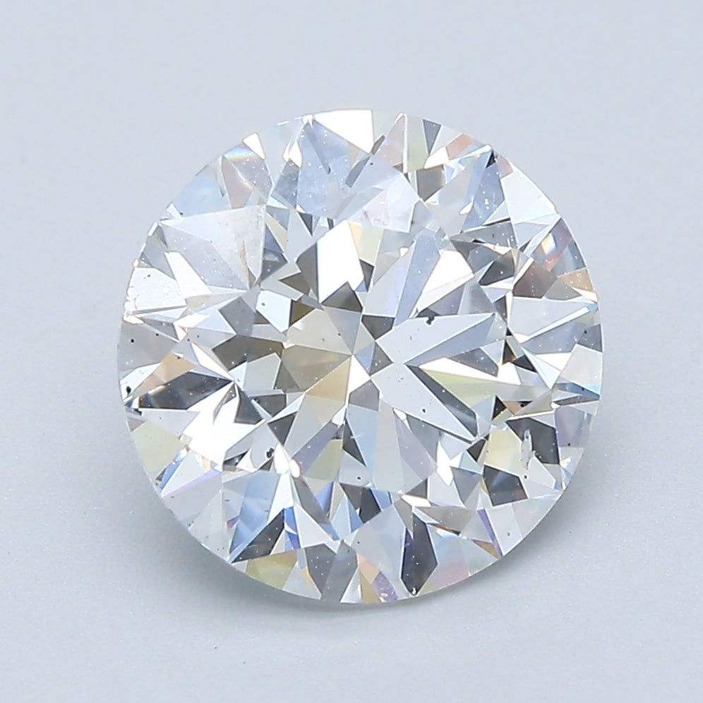 3.61ct Round D SI1 Natural Diamond