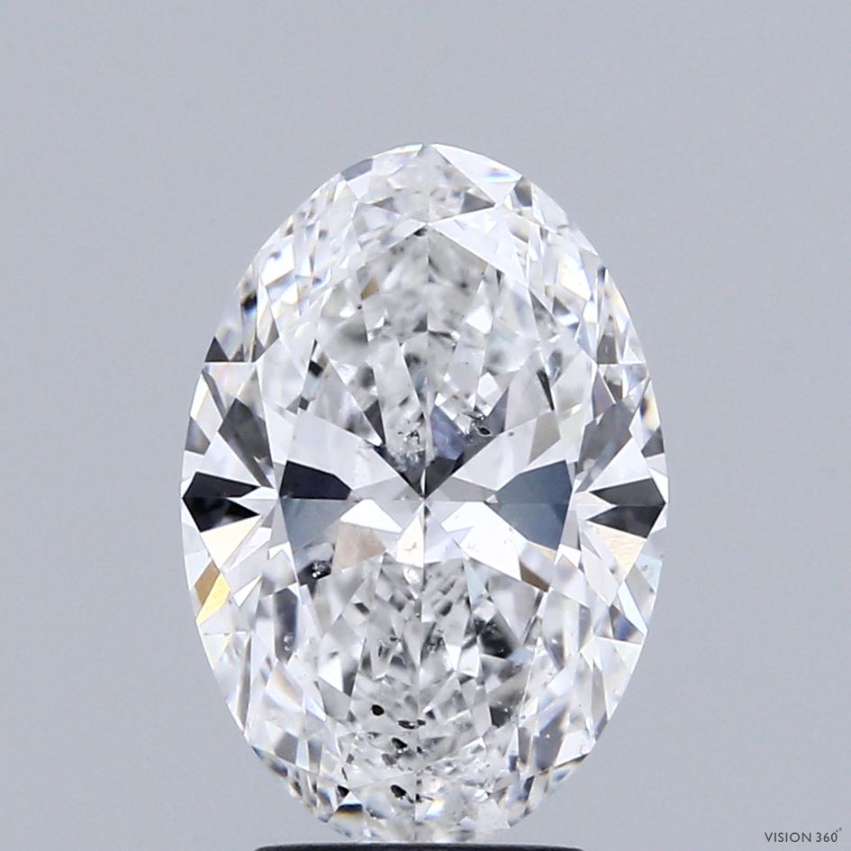 3.02ct Oval F I1 Natural Diamond
