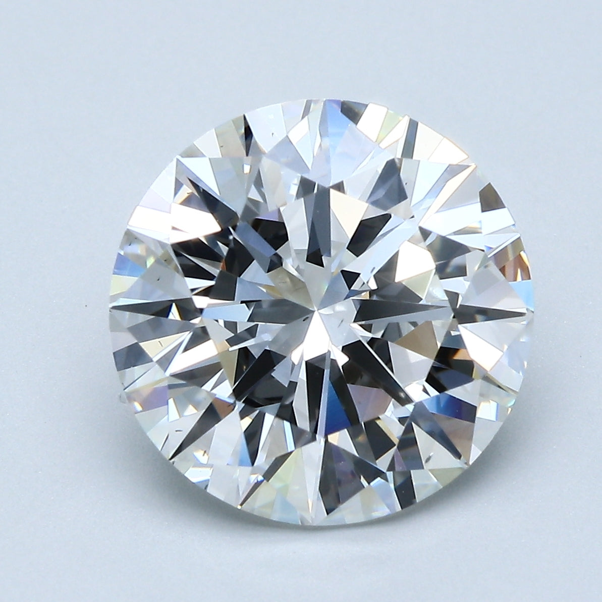 5.83ct Round F VS2 Natural Diamond