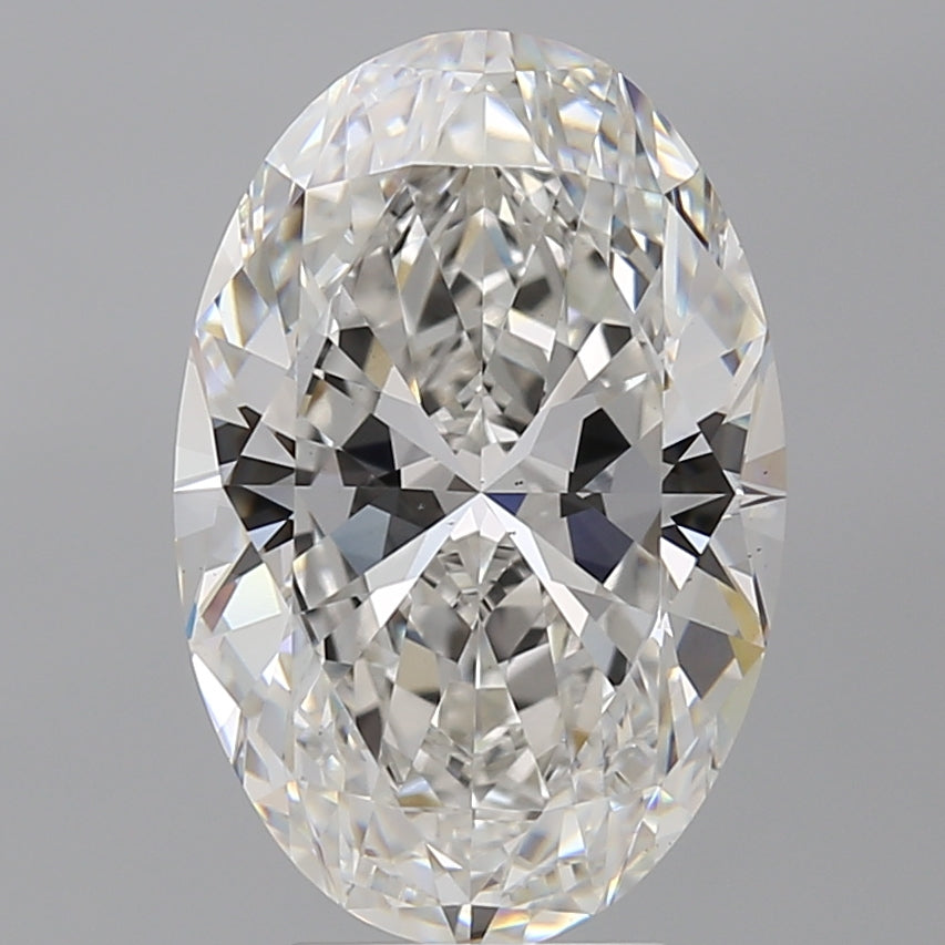5.53ct Oval F VS2 Lab Grown Diamond