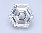3.02ct Hexagonal Step E VVS2 Lab Grown Diamond