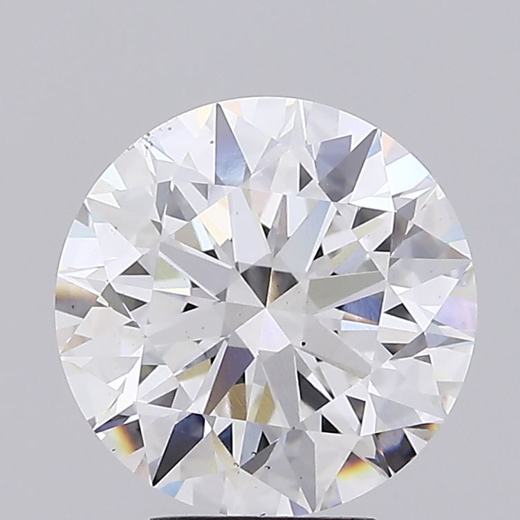 5.51ct Round F VS2 Lab Grown Diamond