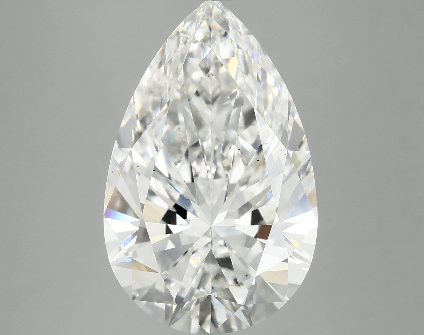 6.59ct Pear F VS2 Lab Grown Diamond
