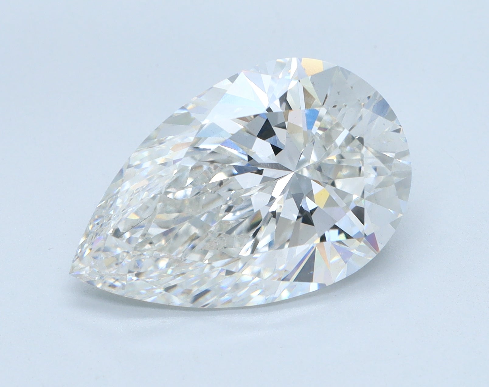 5.01ct Pear F VS2 Lab Grown Diamond
