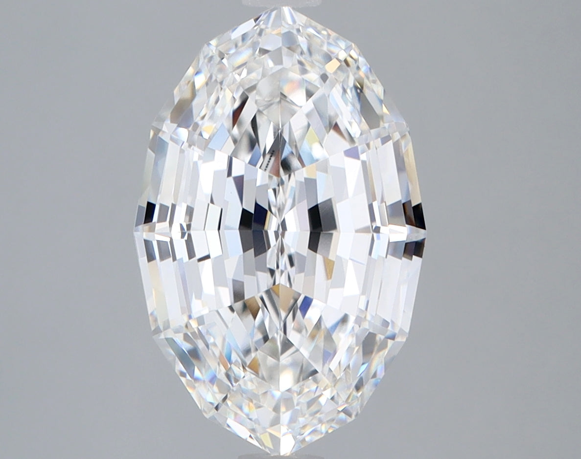 4.01ct Oval Step Cut E VVS2 Lab Grown Diamond