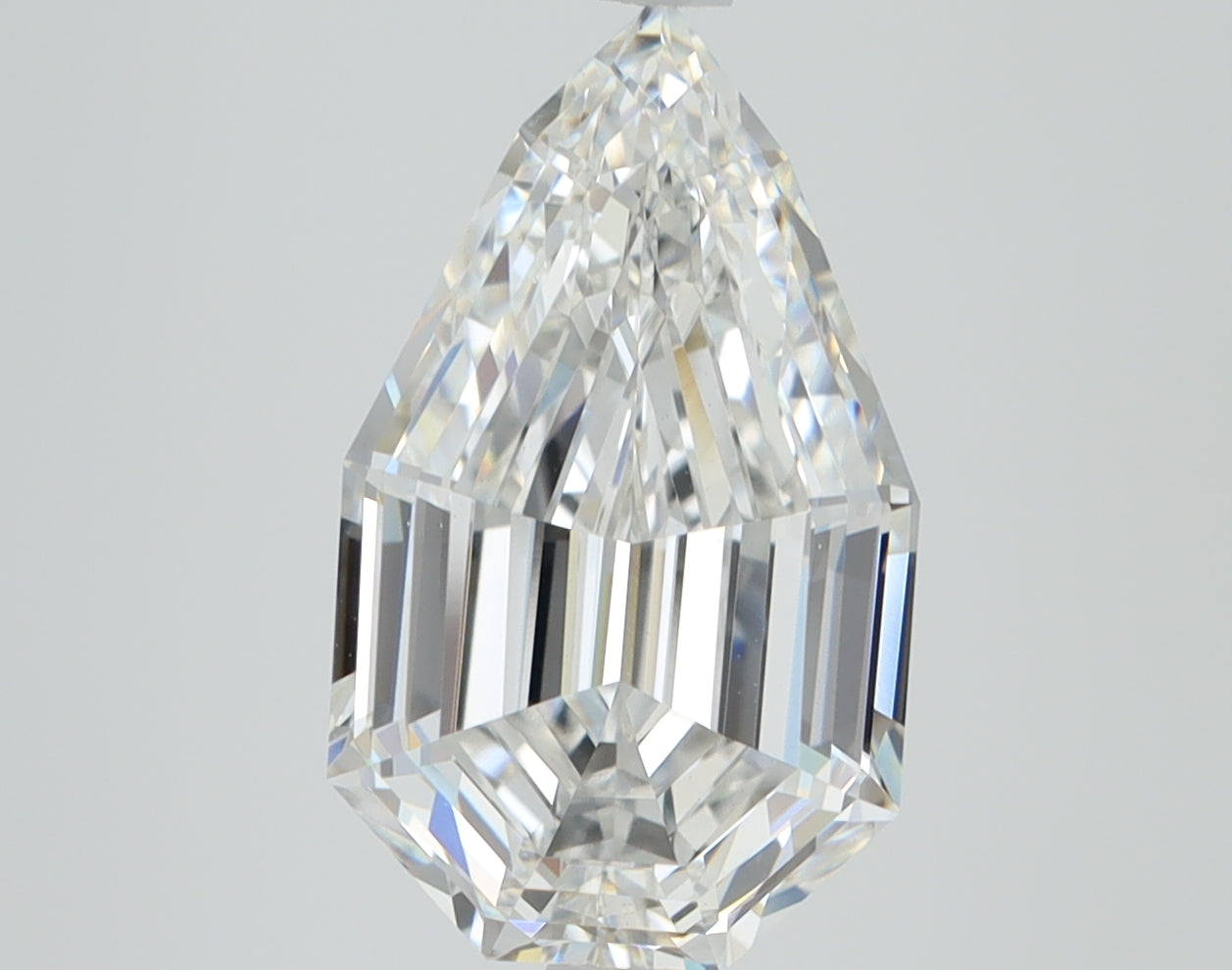 3.71ct Pear Step E VVS2 Lab Grown Diamond