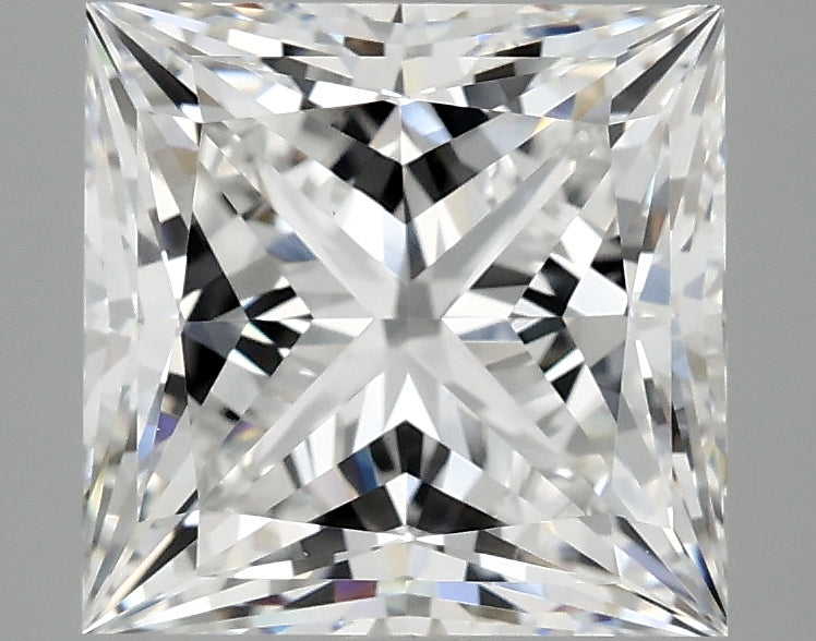 4.1ct Princess E VVS2 Lab Grown Diamond