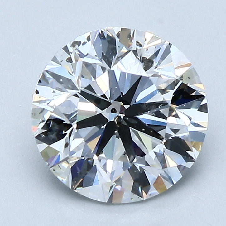 2ct Round D SI2 Natural Diamond