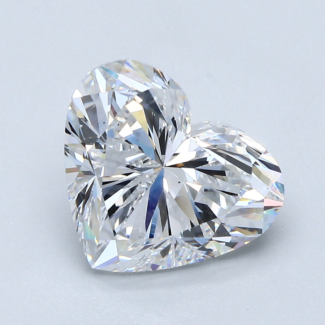 4.01ct Heart D VS2 Natural Diamond