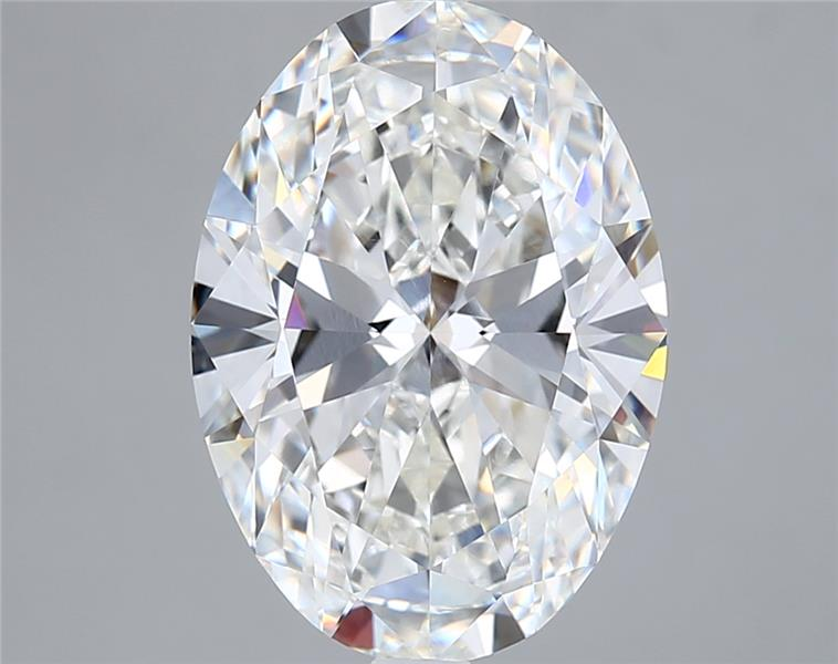 6.06ct Oval F VVS2 Lab Grown Diamond