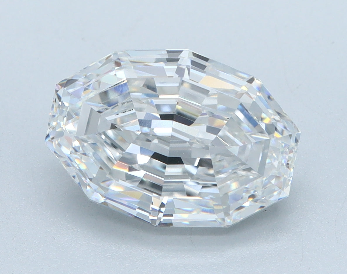 3.03ct Oval Step Cut D VVS2 Lab Grown Diamond