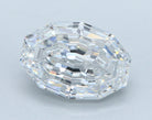 3.03ct Oval Step Cut D VVS2 Lab Grown Diamond