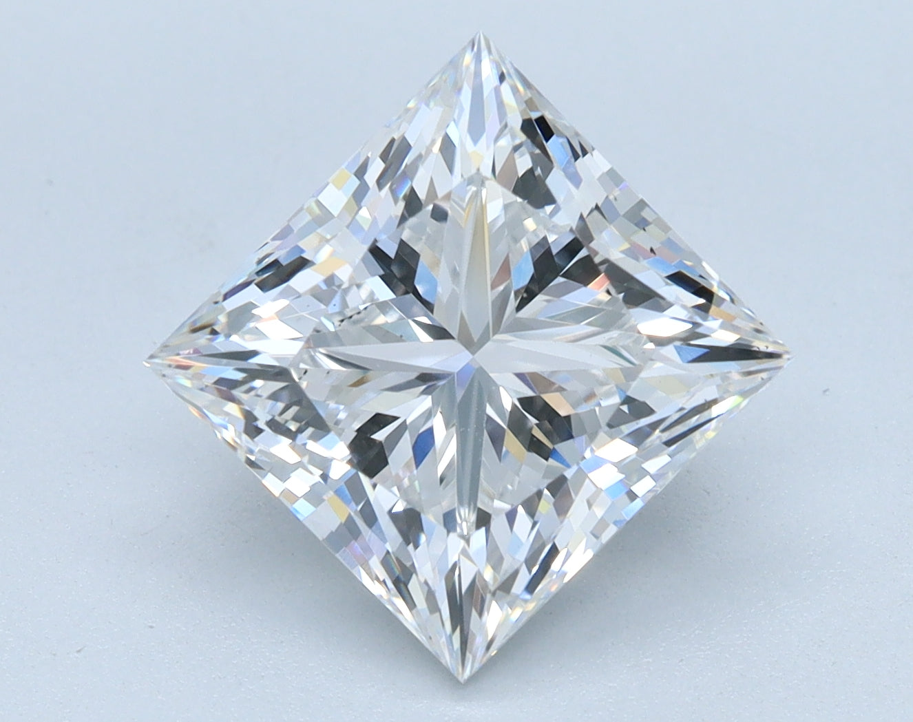 4ct Princess D VS2 Lab Grown Diamond