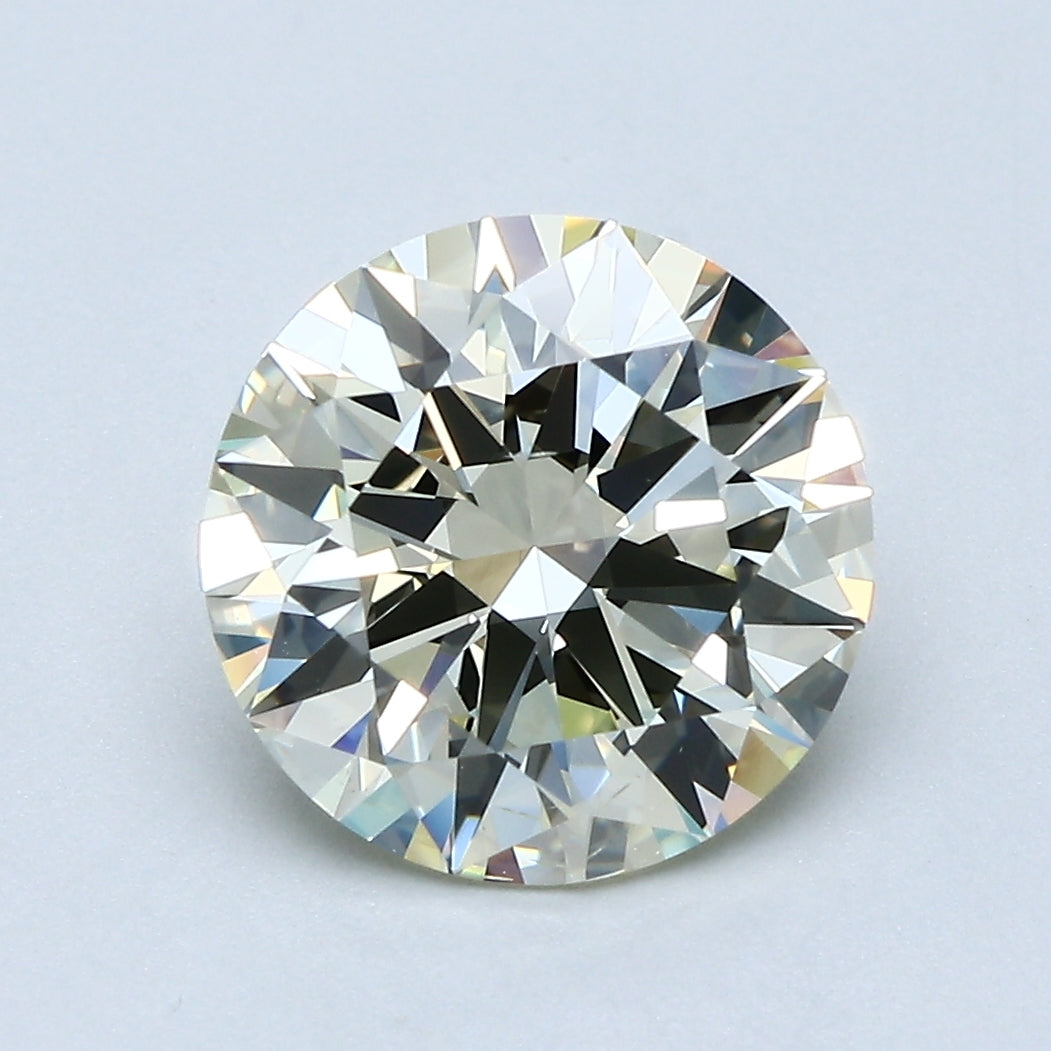 3.01ct Round N VS2 Natural Diamond