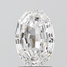 1.51ct Oval Step Cut D VVS2 Lab Grown Diamond