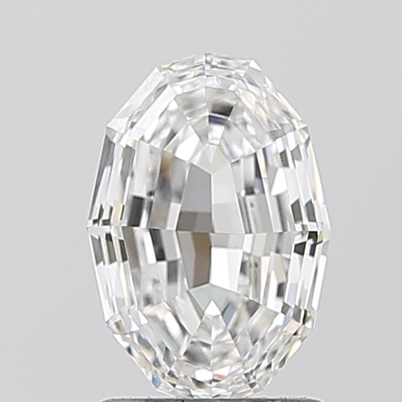 1.51ct Oval Step Cut D VVS2 Lab Grown Diamond