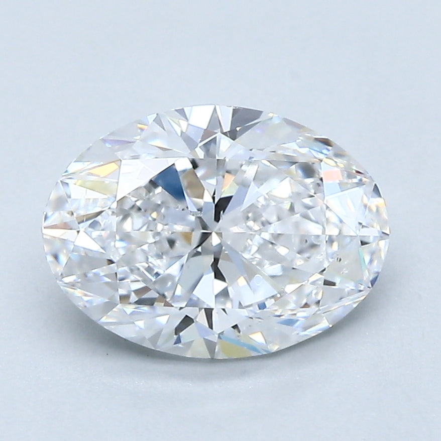 2ct Oval D SI1 Natural Diamond