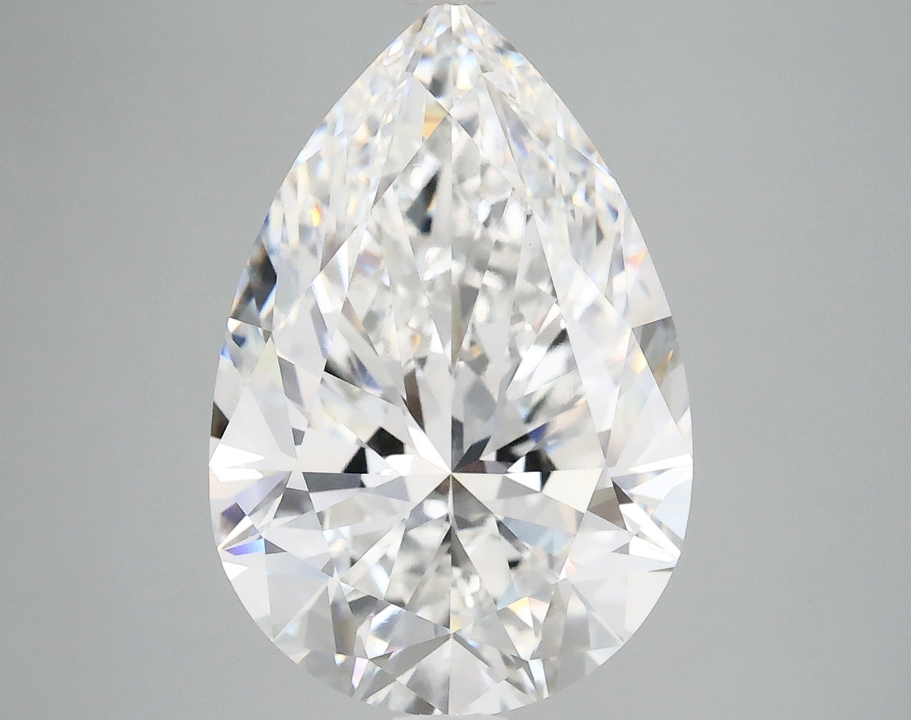 6.51ct Pear E VVS2 Lab Grown Diamond