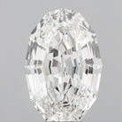 6.38ct Oval Step Cut F VVS2 Lab Grown Diamond