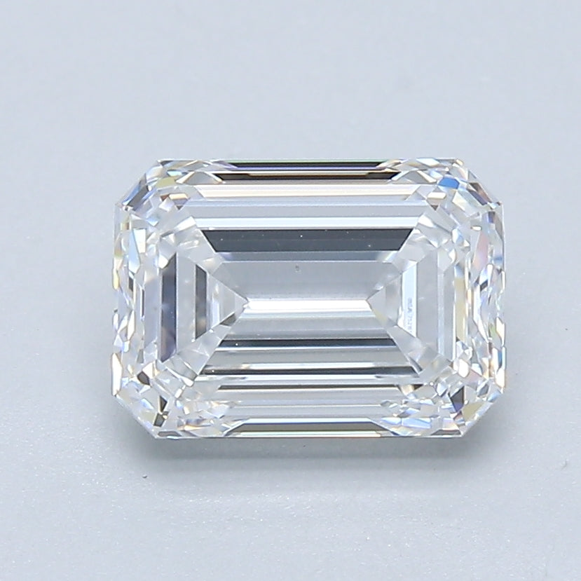 1.7ct Emerald D VS2 Natural Diamond