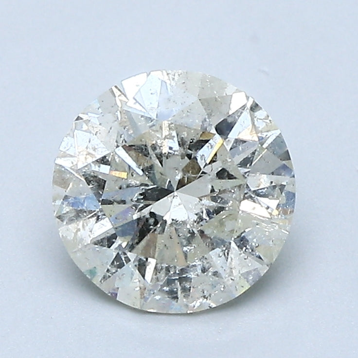 1.26ct Round K I3 Natural Diamond