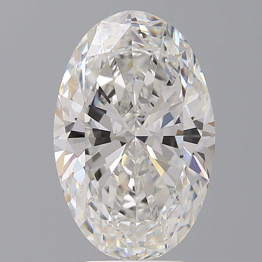 5.57ct Oval F VVS2 Lab Grown Diamond