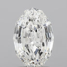 2.83ct Step Oval E VVS2 Lab Grown Diamond