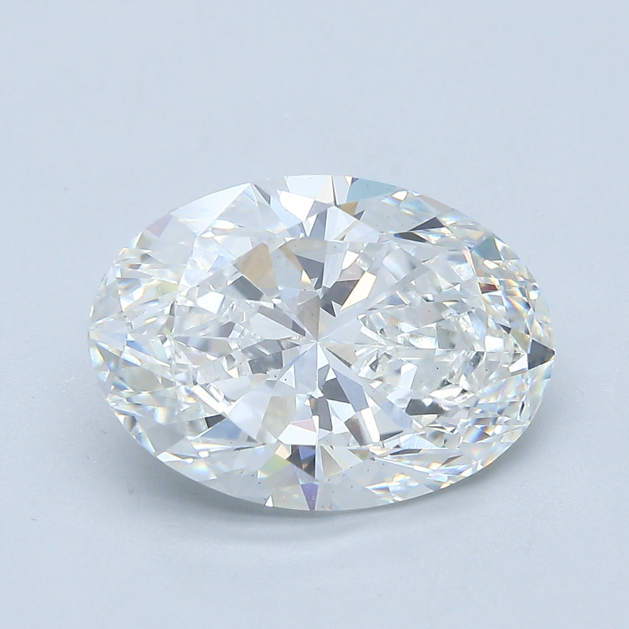 5.08ct Oval F VS2 Lab Grown Diamond