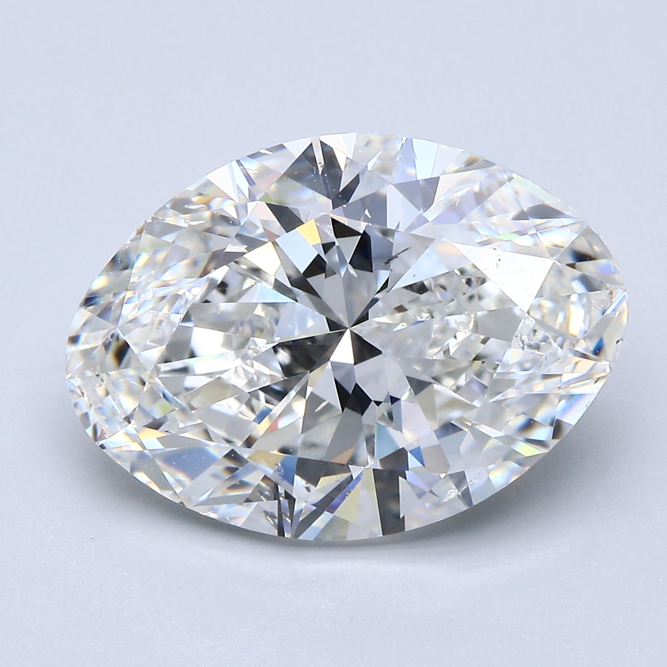 8.01ct Oval F SI1 Natural Diamond