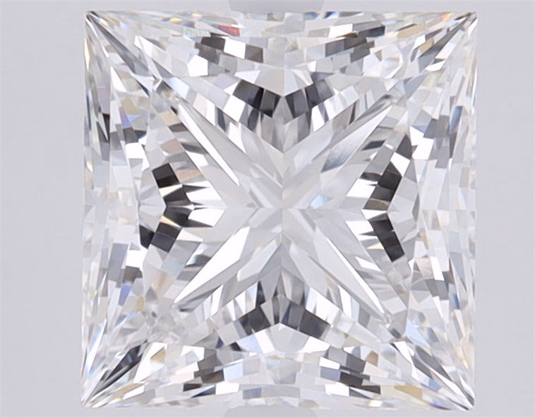3.95ct Princess E VVS2 Lab Grown Diamond