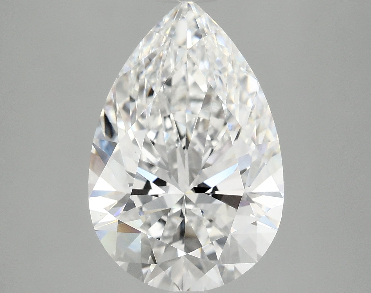 4.08ct Pear D VVS2 Lab Grown Diamond