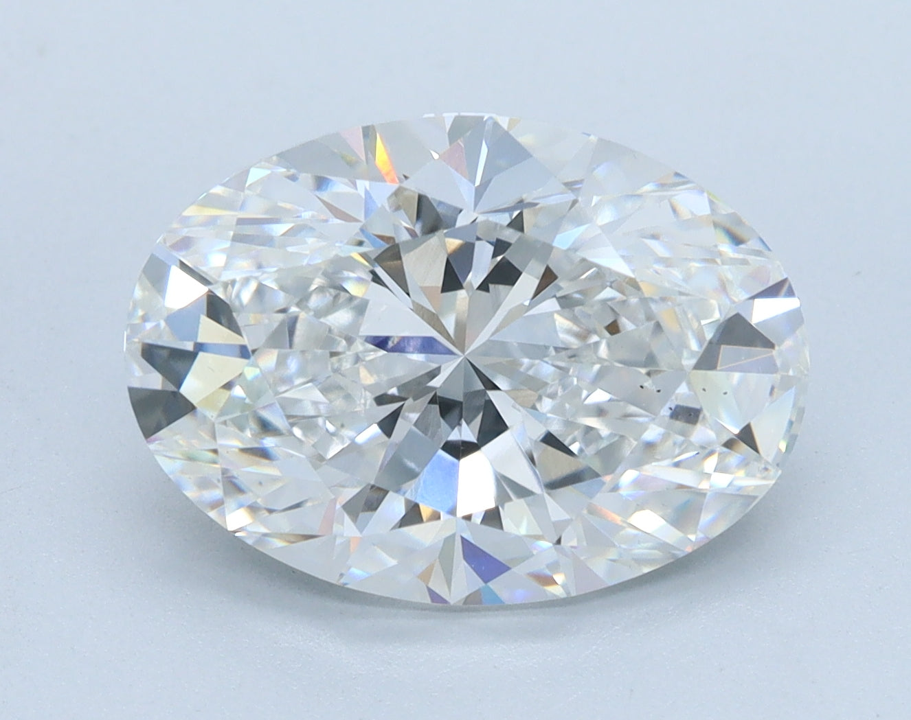 4.18ct Oval E VS2 Lab Grown Diamond