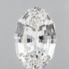 6.09ct Oval Step Cut E VVS2 Lab Grown Diamond