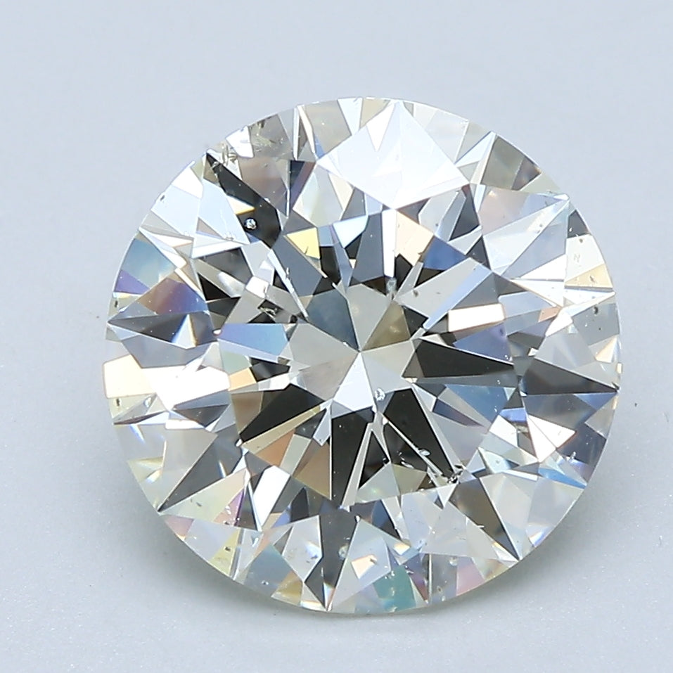 4.02ct Round L SI2 Natural Diamond